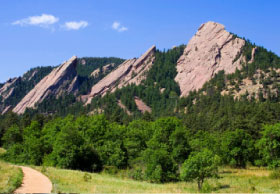 Flatirons near Boulder