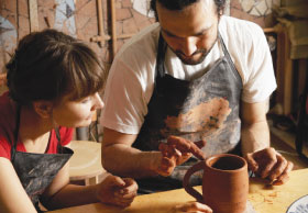 Pottery making